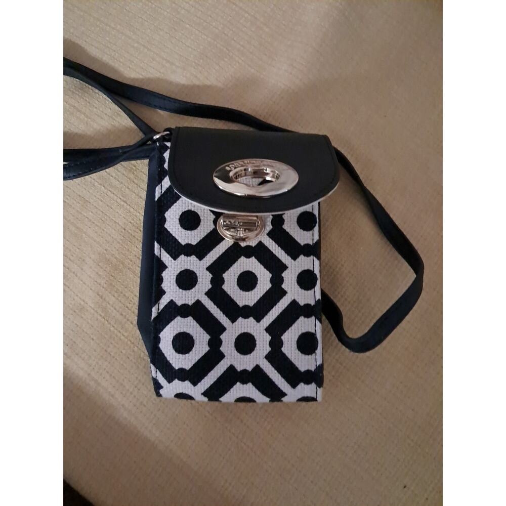 Spartina 449 Bag Crossbody Wallet Phone Linen Leather NWT